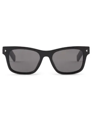 Balenciaga Eyewear Side Xpander Cat バイカーサングラス | ブラック