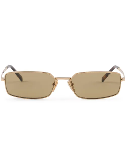 Lunettes de soleil fines à monture rectangulaire - Prada Eyewear - Modalova