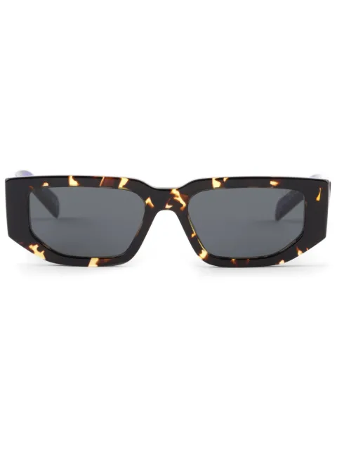 Prada Eyewear tortoiseshell gradient rectangle-frame sunglasses