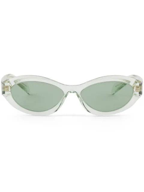 Prada Eyewear Symbole oval-frame sunglasses