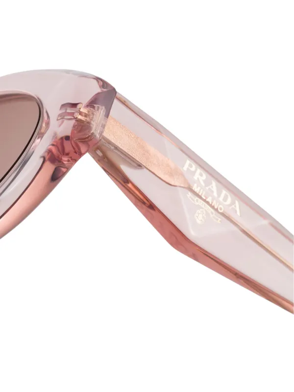 PRADA キャットアイ サングラス ブラウン・ピンク Prada Eyewear Prada PR 26ZS Cat Eye Frame Sunglasses | Pink