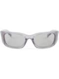 Prada Eyewear Symbole wraparound-frame sunglasses - Grey