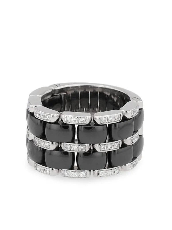 CHANEL Pre-Owned 2000s Ultra ダイヤモンド リング 18Kホワイト