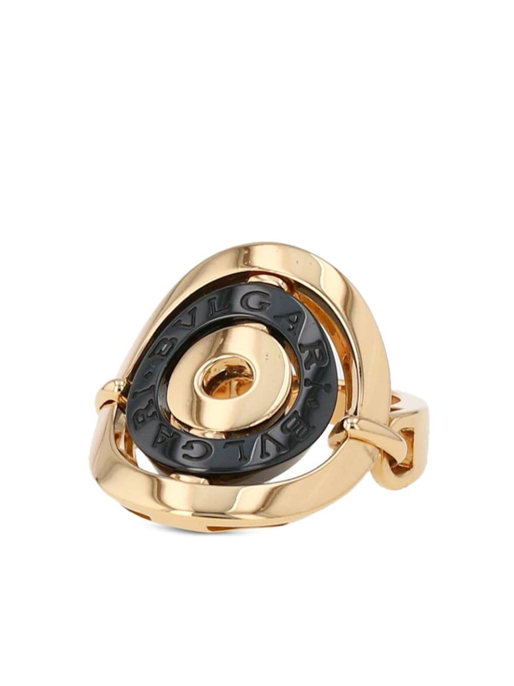 Pre-owned Bvlgari 2010s 18kt Yellow Gold Astrale Ring