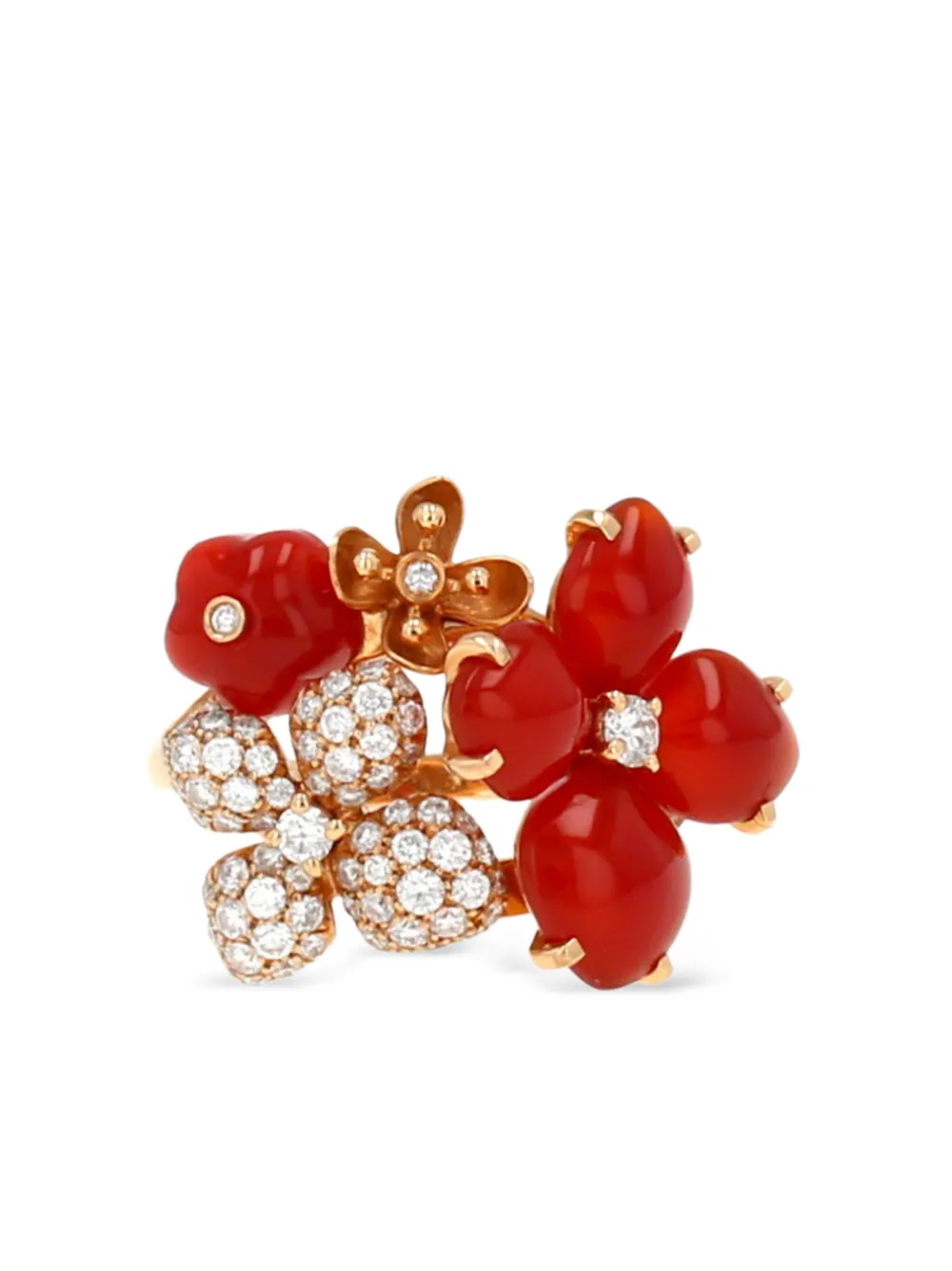 Chaumet 2010s 14kt roségouden ring - Roze