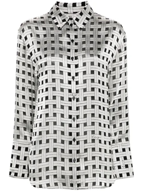 Kenzo chemise à imprimé - Noir - Kenzo - Modalova