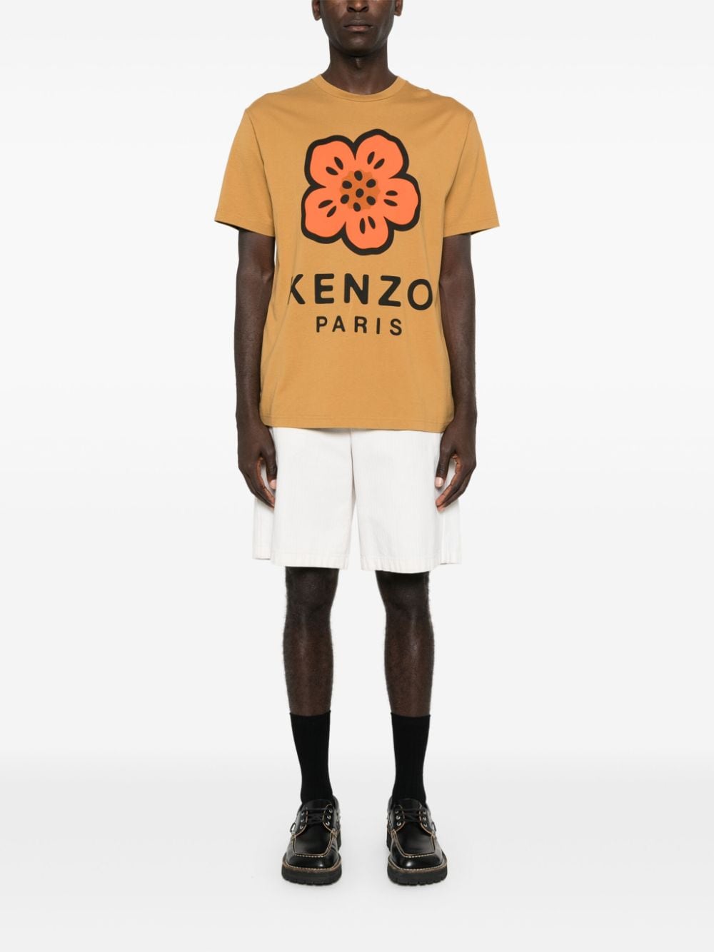 Kenzo T-shirt met print - Bruin