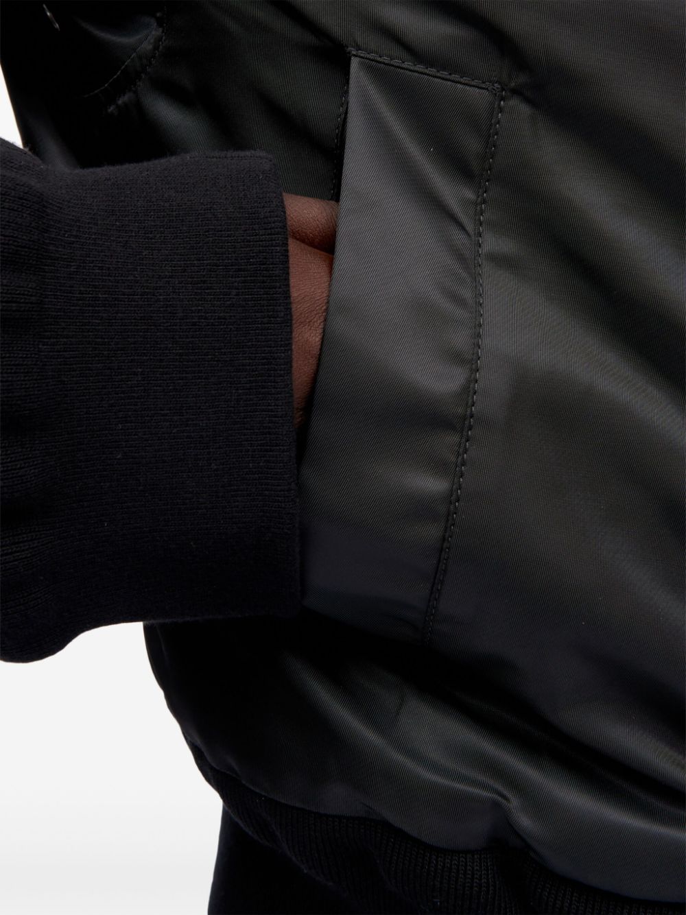 MM6 Maison Margiela classic-collar padded jacket Men