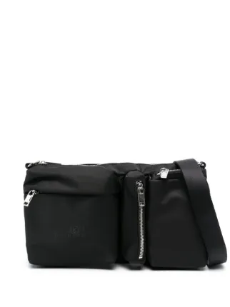 MM6 Maison Margiela Three-Pocket Cross Body Bag | Black | FARFETCH BN