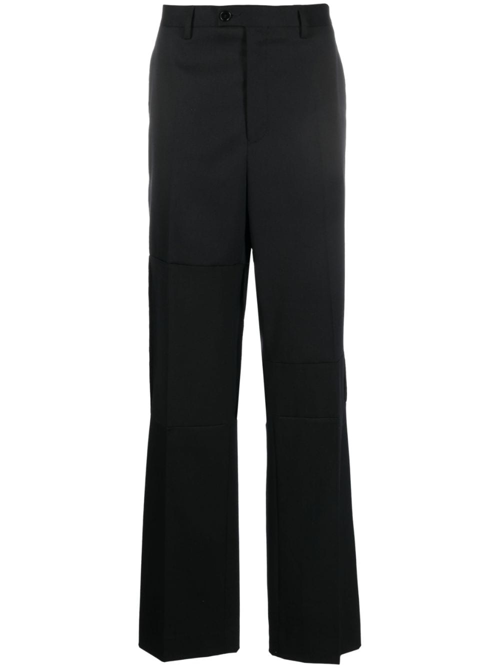 Shop Mm6 Maison Margiela Single-stitch Trousers In Black