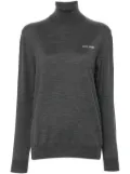 Miu Miu roll-neck virgin wool jumper - Grey