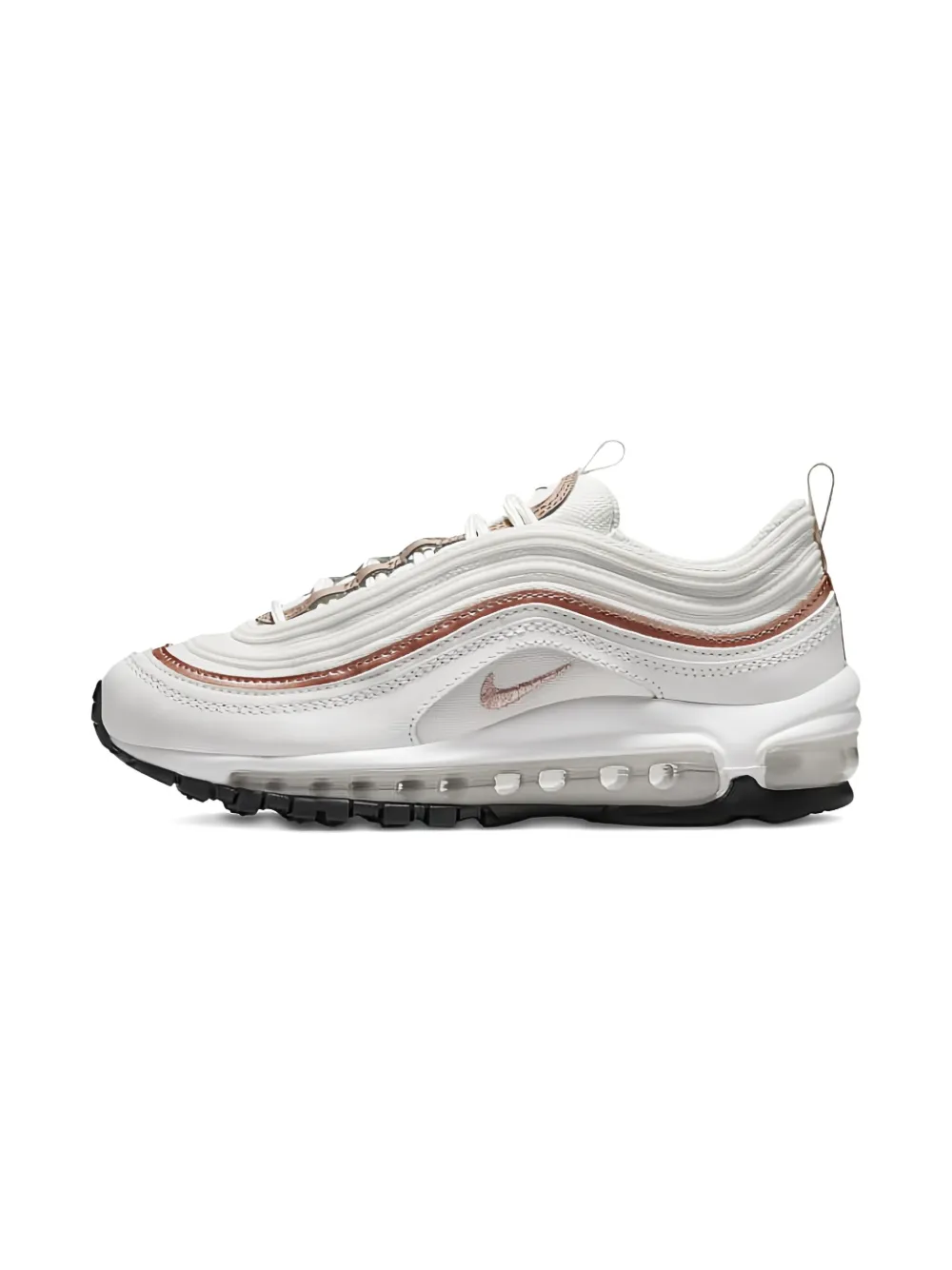 Nike Kids Air Max 97 "Metallic Bronze" sneakers White