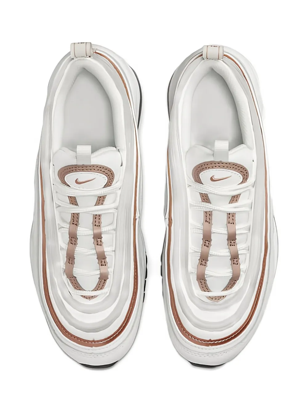 Nike Kids Air Max 97 "Metallic Bronze" sneakers White