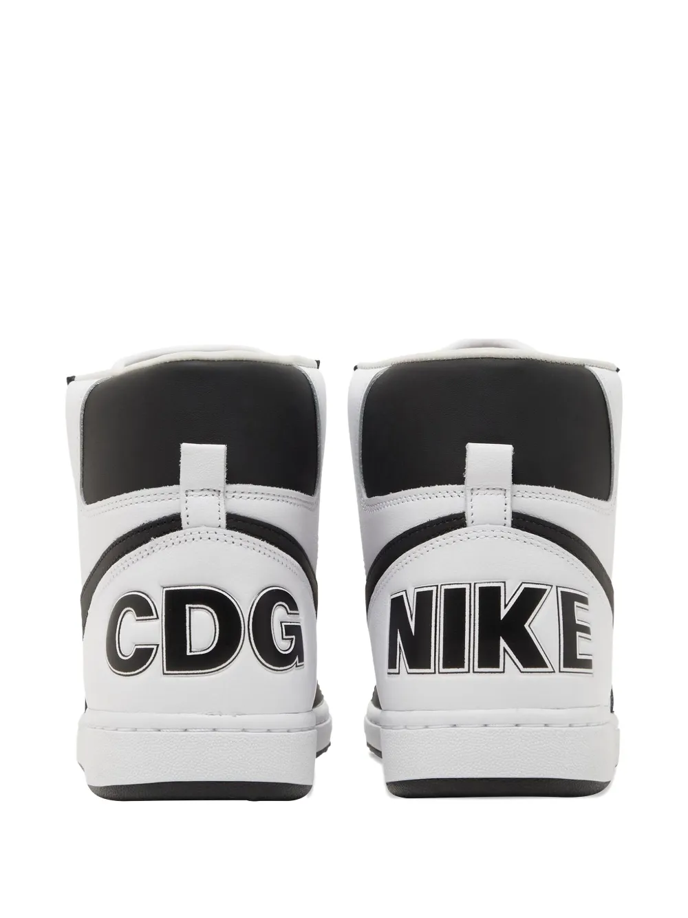 Nike Comme Des Garcons Homme Plus Two-tone Leather Terminator Hig