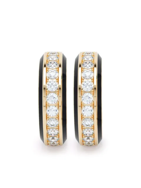 LOEV  aretes Eternity en oro amarillo de 18kt con diamante