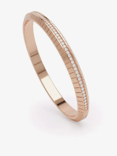 LOEV  bracelet Eternity en or rose 18ct pavé de diamants