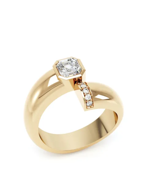 LOEV  anillo Toi Et Moi en oro amarillo de 18kt con diamante