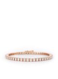 LOEV 18kt rose gold LOEV Tennis diamond bracelet - Pink