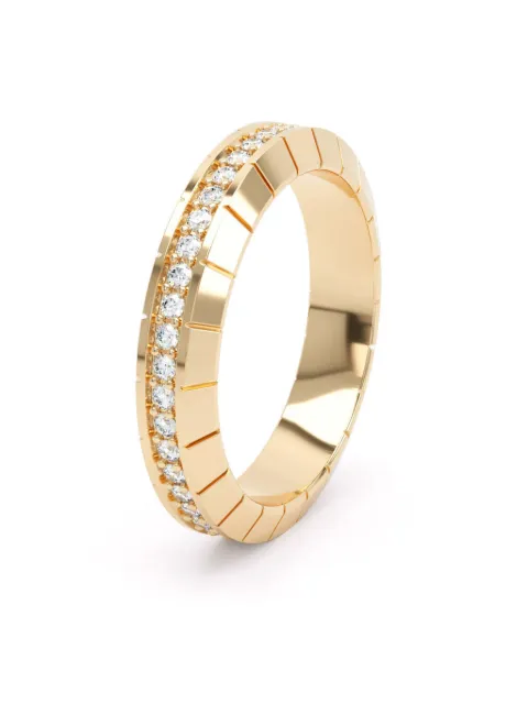 LOEV  anillo Eternity en oro amarillo de 18kt con diamante