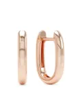 LOEV 14kt rose gold Allday hoop earrings - Pink