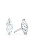 LOEV 18kt white gold The Marquise diamond stud earrings - Silver