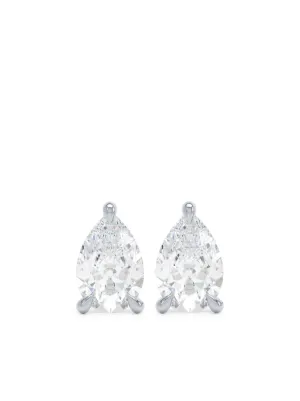 Repossi Serti Sur Vide ダイヤモンド ピアス 18Kホワイトゴールド