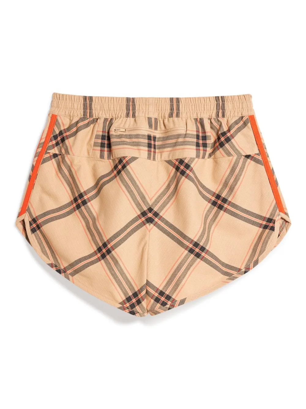 adidas x Wales Bonner geruite shorts Beige
