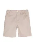 KINDRED elasticated-waistband straight-leg shorts - Grey