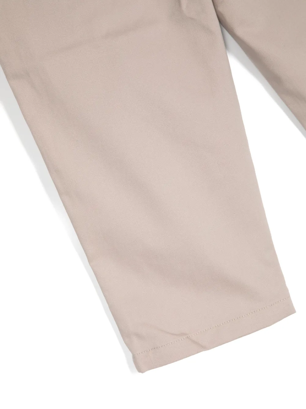 Shop Kindred Straight Leg Cotton Trousers In Brown