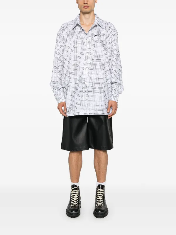 Kenzo ロゴ シャツ | ホワイト | FARFETCH JP