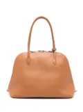 Miu Miu embossed-logo tote bag - Brown
