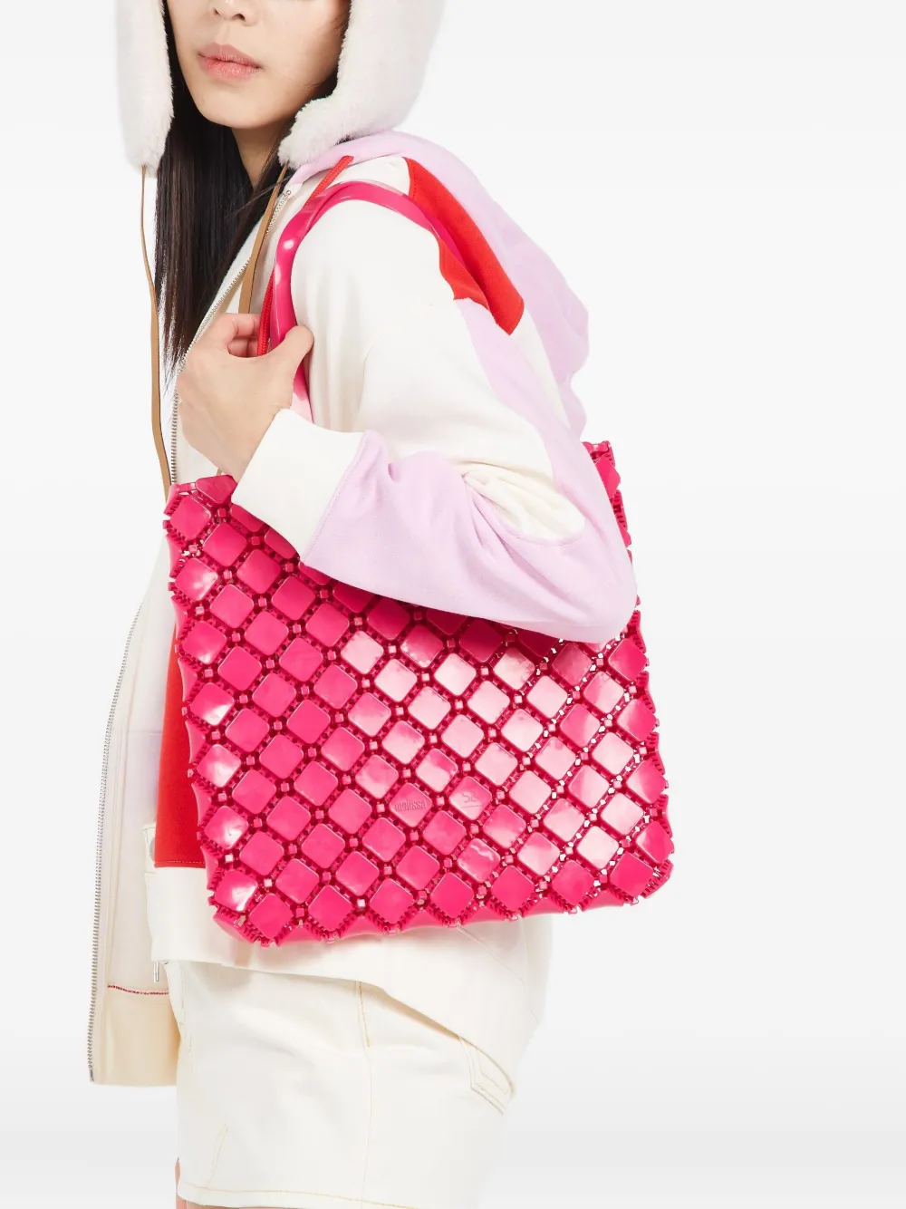 Melissa Mogu Tote Bag In Pink