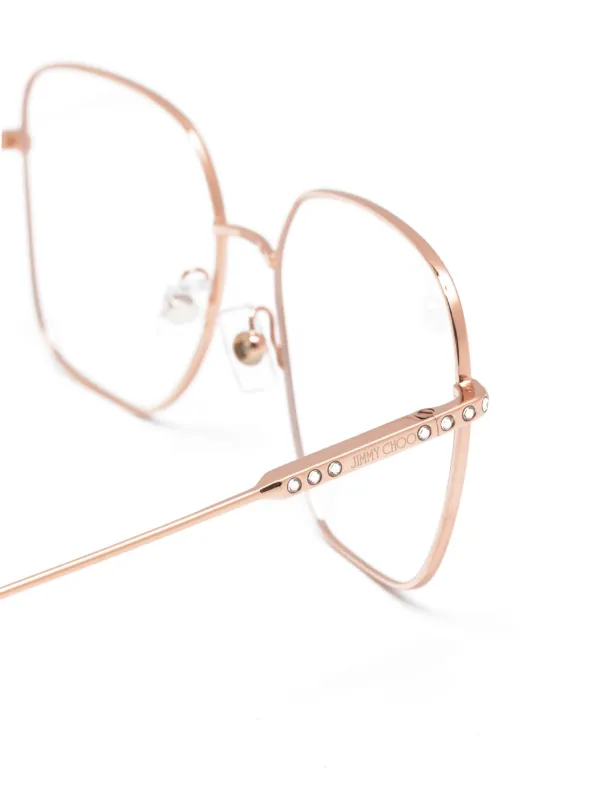 ⭐︎新品未使用⭐︎JIMMY CHOO 眼鏡　フレーム JIMMY CHOO（ジミーチュウ） メガネフレーム ブランド ブラック 眼鏡
