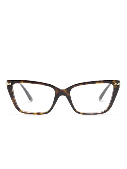 Jimmy Choo Eyewear tortoiseshell cat-eye glasses