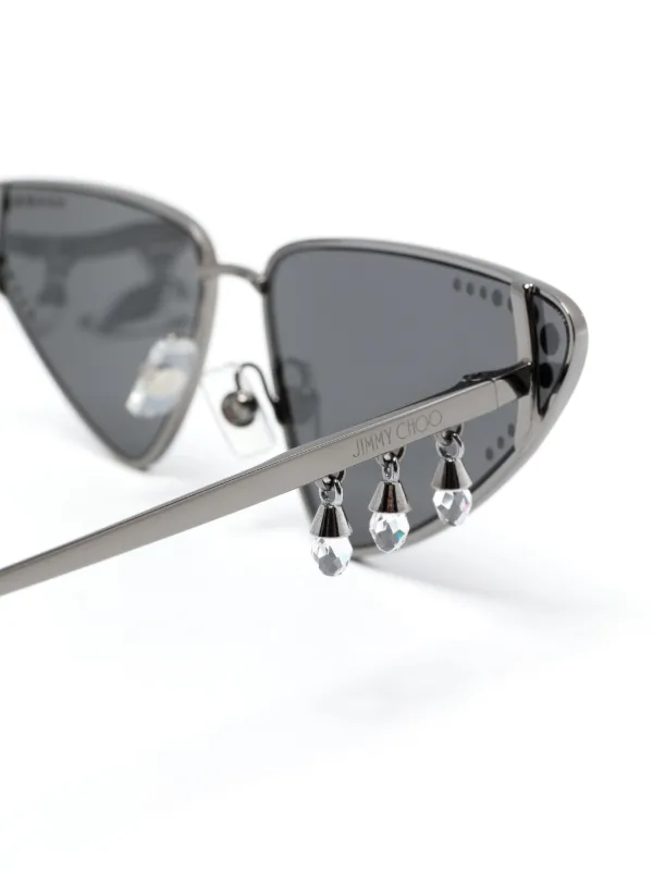Jimmy Choo Eyewear JC2001B cat-eye Sunglasses | Silver  display picture 1