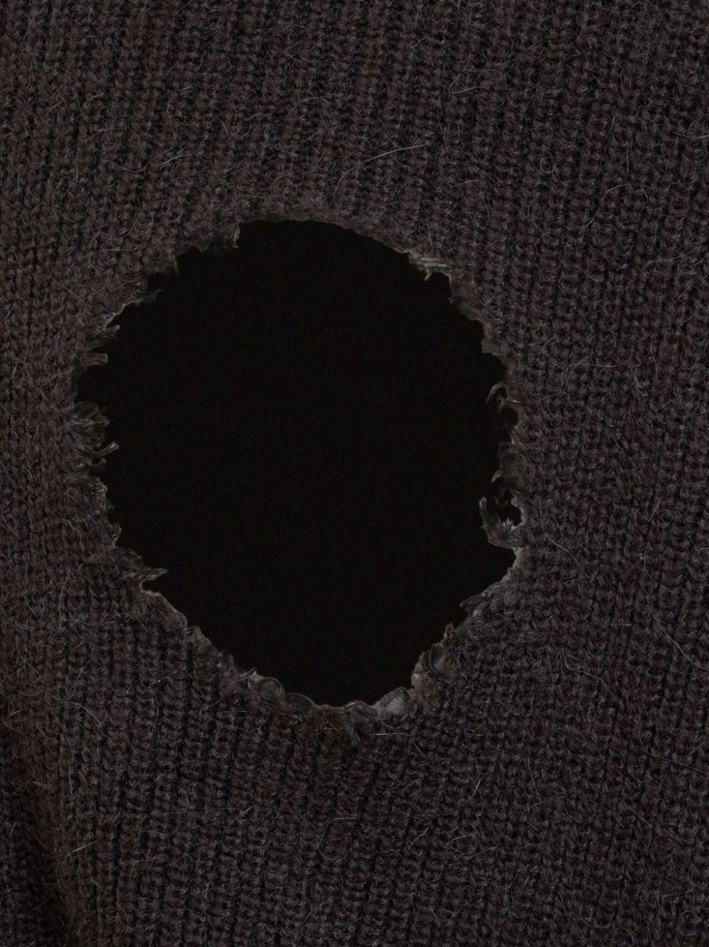 MM6 Maison Margiela distressed-detail knit cardigan Men