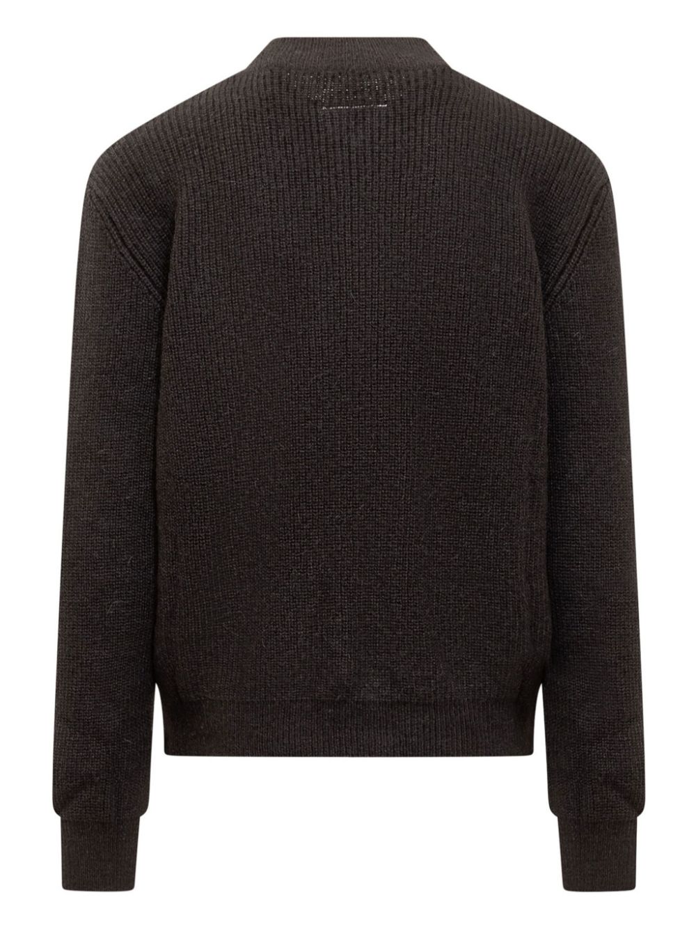 MM6 Maison Margiela distressed-detail knit cardigan Men