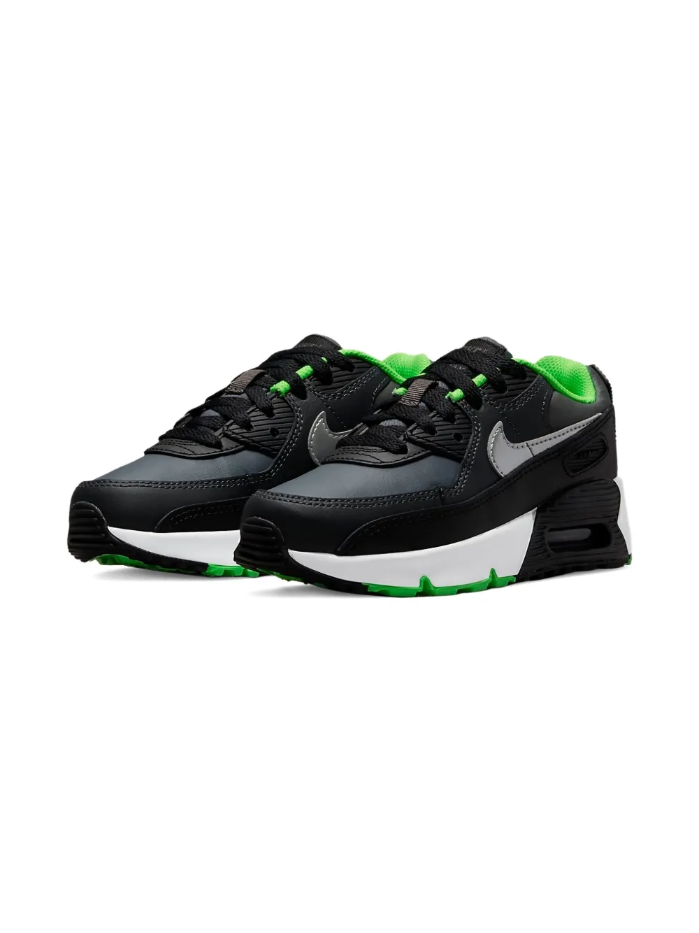 Nike Kids Air Max 90 LTR "Black Chrome" sneakers Zwart