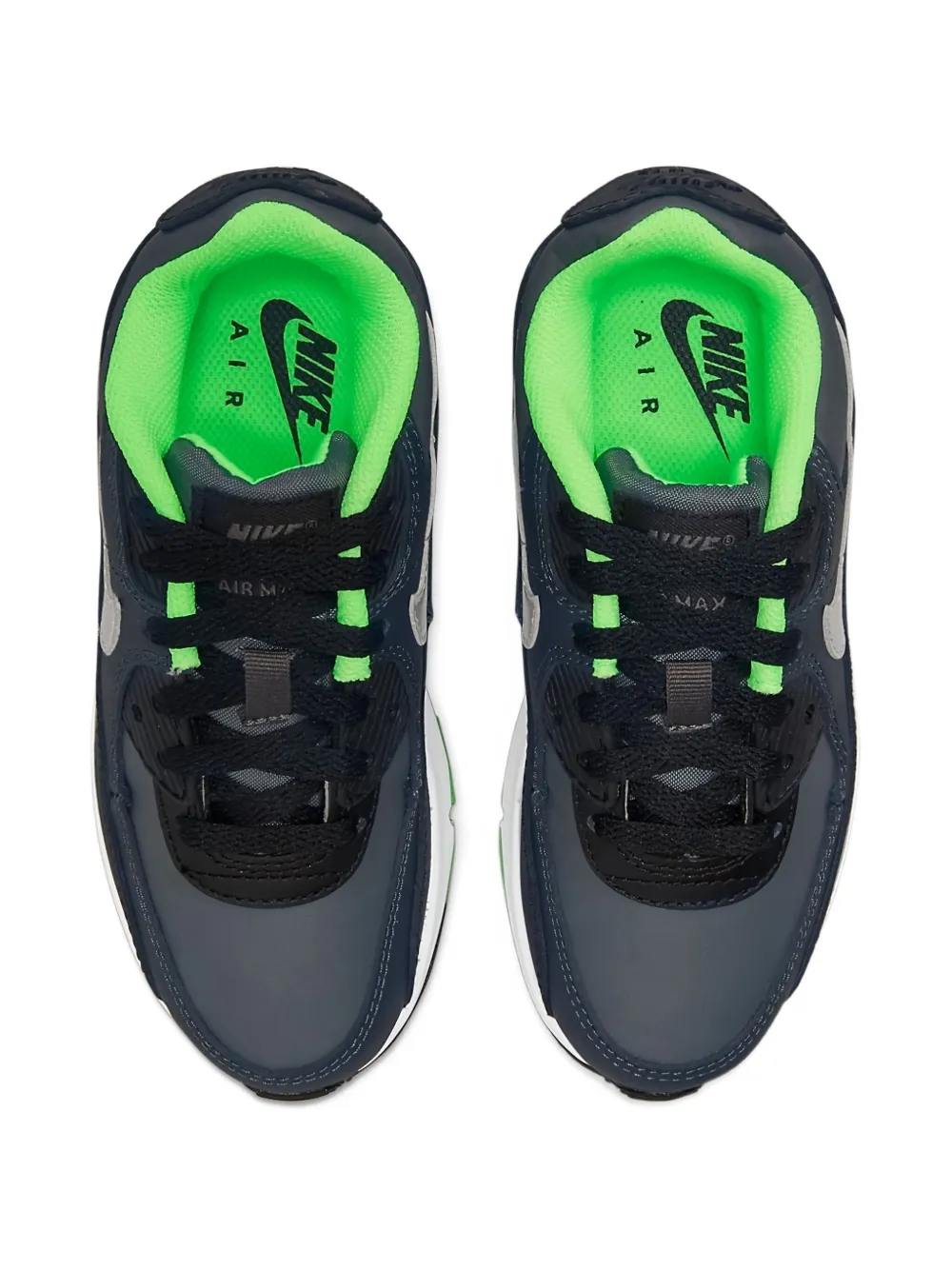 Nike Kids Air Max 90 LTR "Black Chrome" sneakers Zwart