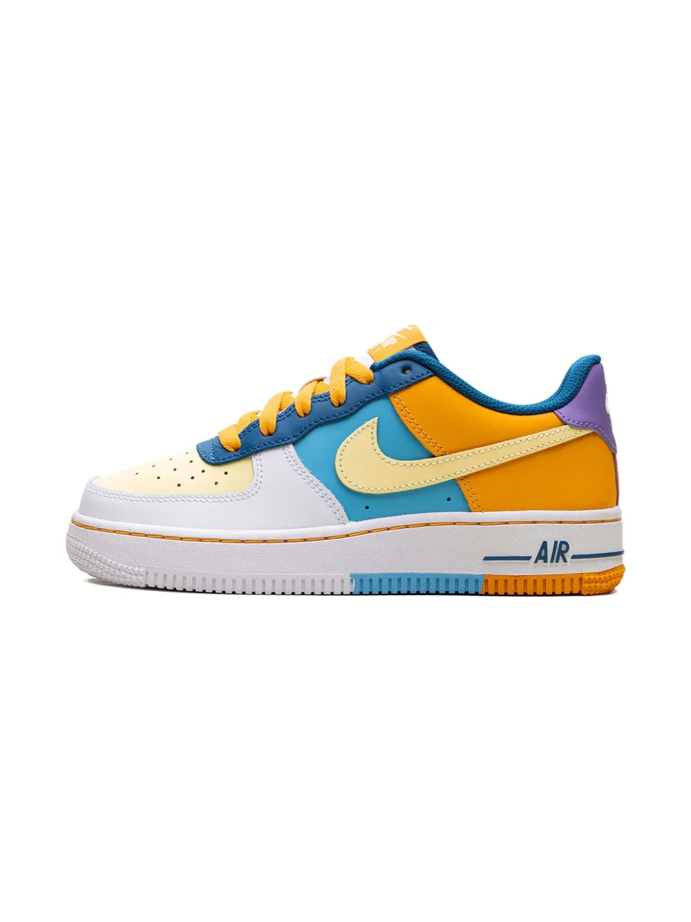 Nike Kids Air Force 1 What The AF1 "Multi-Color" sneakers Yellow
