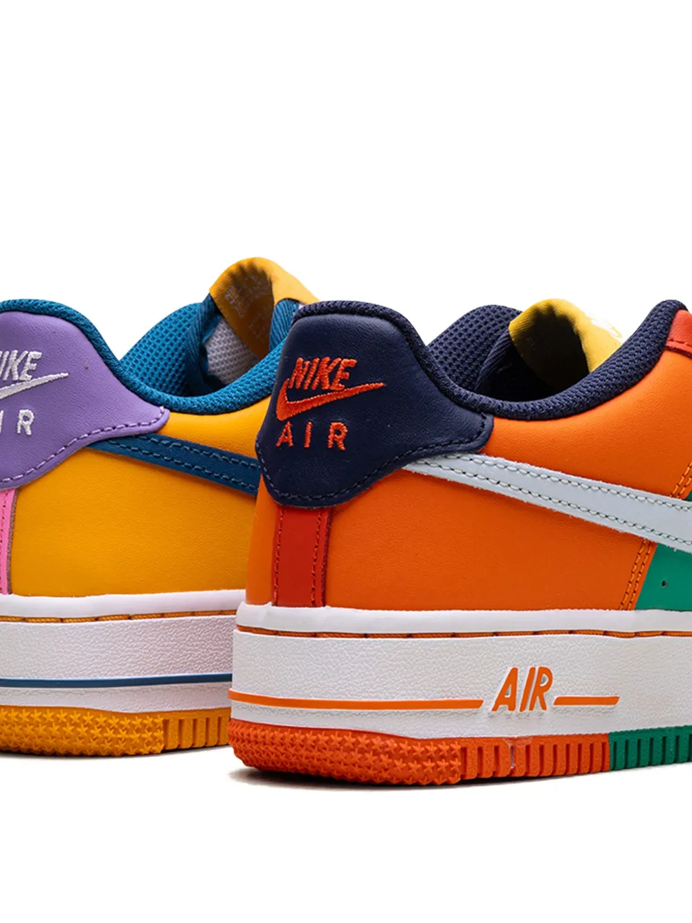 Nike Kids Air Force 1 What The AF1 "Multi-Color" sneakers Yellow