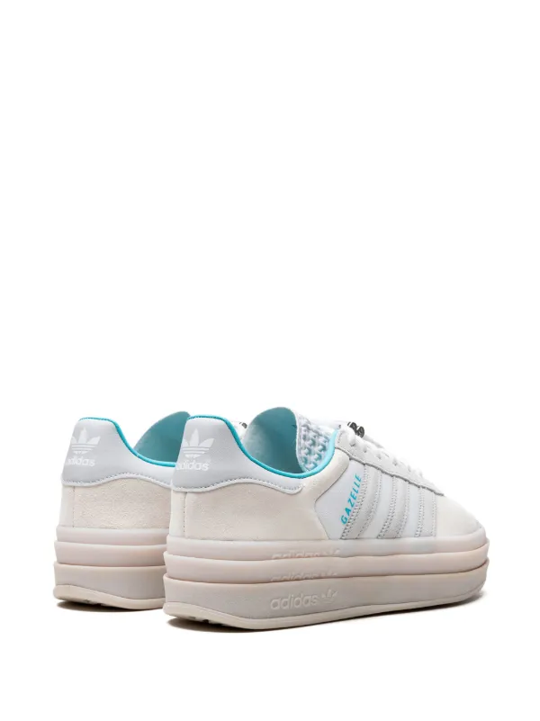 adidas gazelle silver green womens WMNS adidas Gazelle Bold Shoes Clear Sky JQ7776