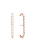 LOEV 14kt rose gold Allday diamond ear cuffs - Pink