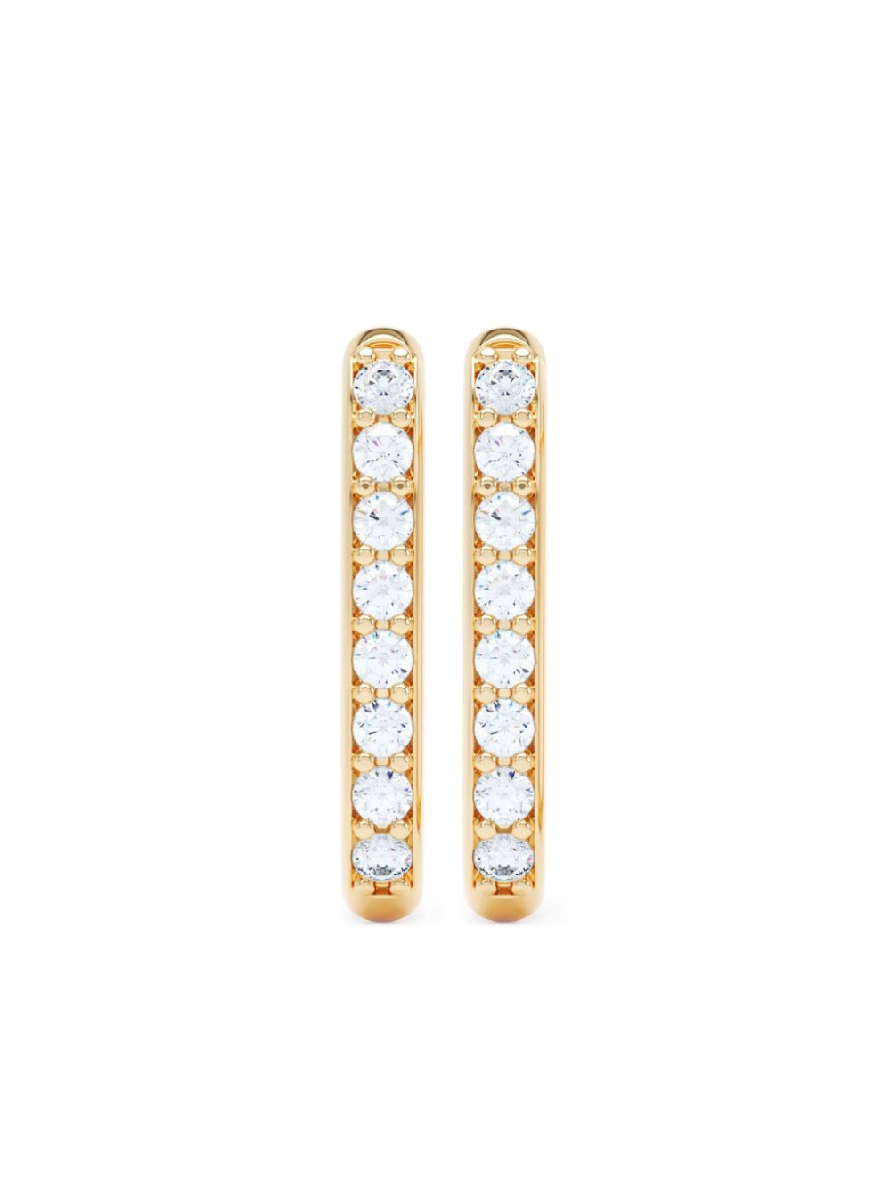 14K yellow gold Allday diamond earrings