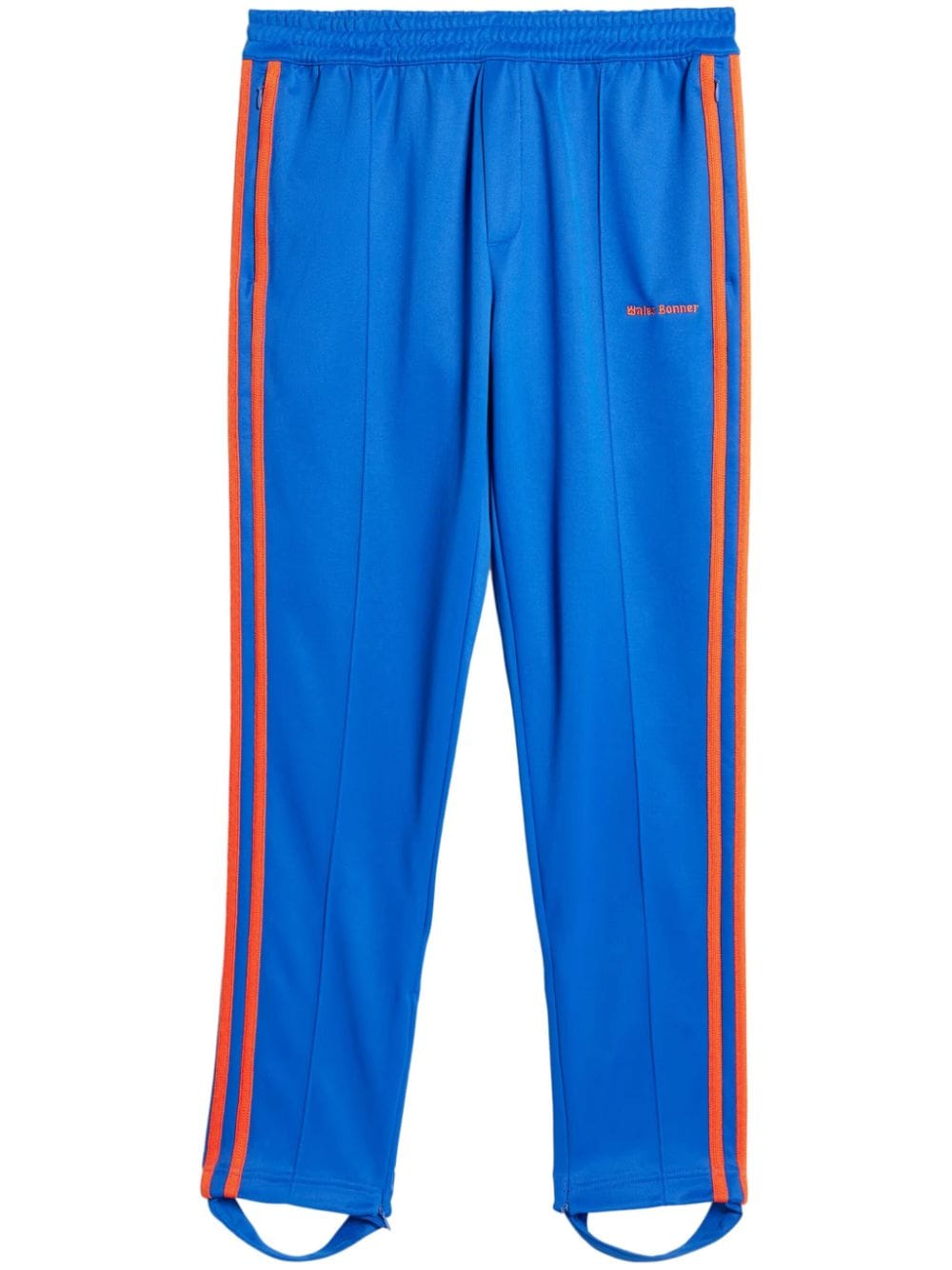 Shop Adidas Originals X Wales Bonner Side-stripe Track Pants In Blue