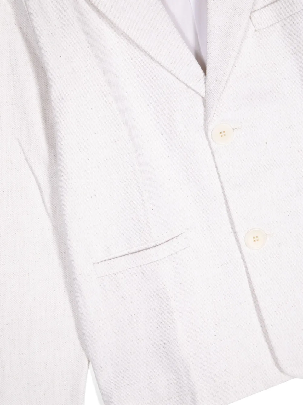 KINDRED SINGLE-BREASTED HEMP-LINEN BLEND BLAZER