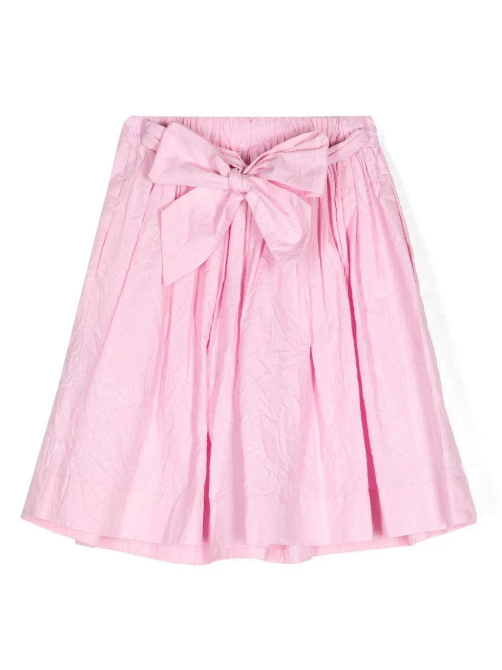 KINDRED BOW-DETAIL PLEATED SKIRT