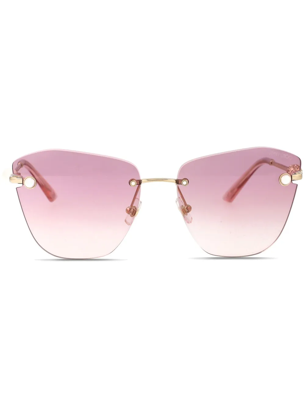 Jimmy Choo Eyewear 0JC4004HB cat-eye sunglasses - Gold