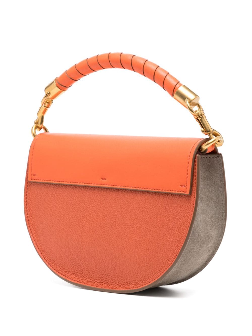 Shop Chloé Marcie Crossbody Bag In Orange