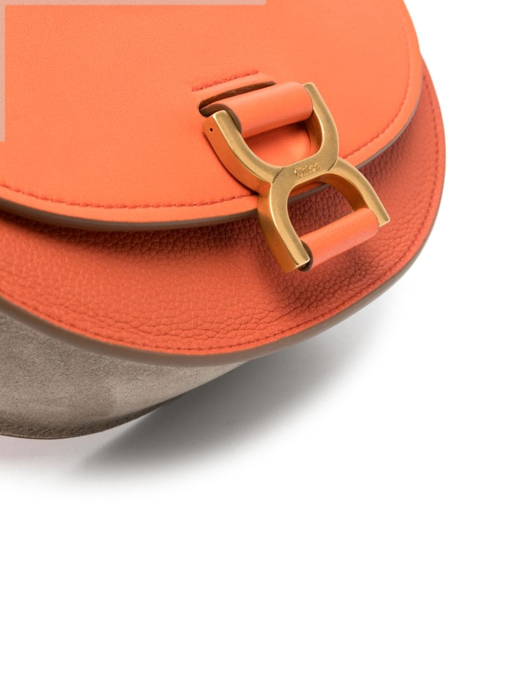 Shop Chloé Marcie Crossbody Bag In Orange